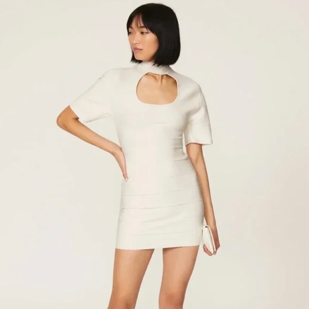 Herve Leger Keyhole Dress